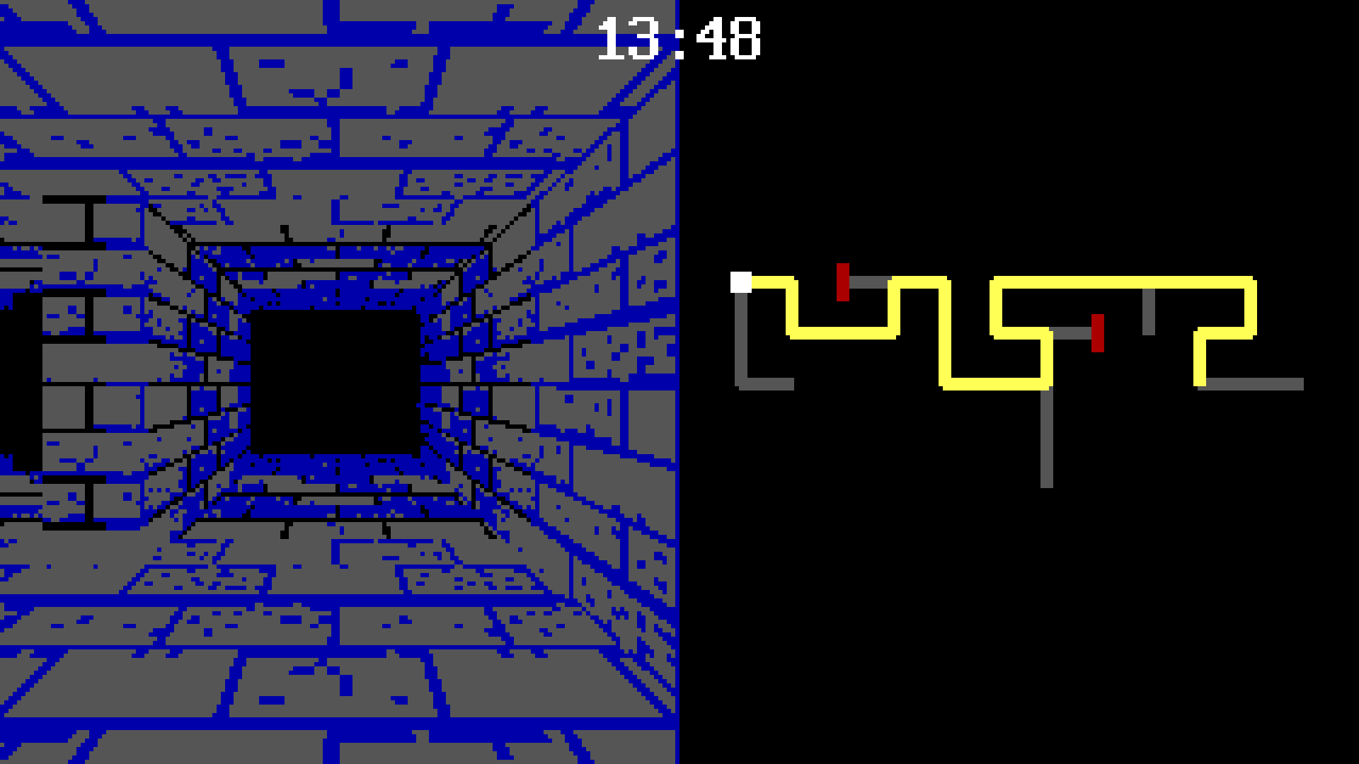 The same corridor in EGA